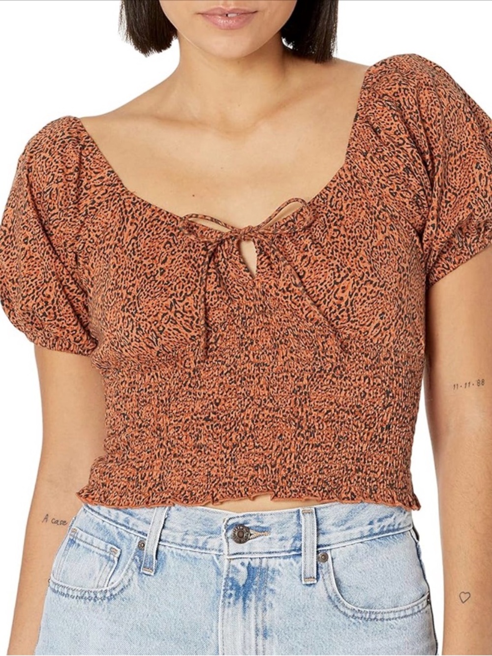 BILLABONG Women’s Sweet Sunset Leopard Print Size M